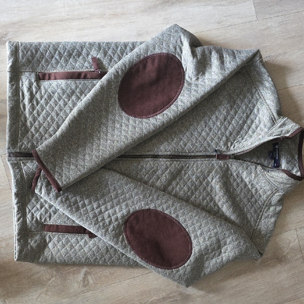 Daniel Cremieux Brown and Gray Quilted Jacket